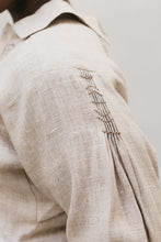Load image into Gallery viewer, Close up of sleeve detail of 221 English Smock Frock.