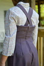 Load image into Gallery viewer, Back view close up of 240 Rosie the Riveter overalls
