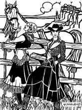 Load image into Gallery viewer, 243 Rodeo Cowgirl Skirt
