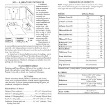 Load image into Gallery viewer, back of pattern envelope with description, line drawings, fabric suggestions, and sizing chart