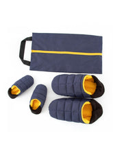 Load image into Gallery viewer, 4025 // NORDIK Quilted booties and slippers with travel bag - Jalie