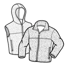 Load image into Gallery viewer, 507 – Adult's Plush Polar Jacket & Vest Pattern