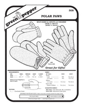 Load image into Gallery viewer, image of cover of the 508 Polar Paws sewing pattern.