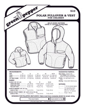 Load image into Gallery viewer, Cover image for 510 Polar Pullover and Vest for Children sewing pattern