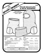 Load image into Gallery viewer, image of cover of polar balaclava and neck warmers sewing pattern