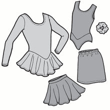 Load image into Gallery viewer, 517 – Women's Crystal Lake Skating Outfit