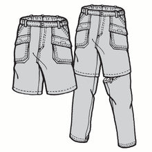 Load image into Gallery viewer, 524 – Adult's Sunset Bay Cargo Shorts & Zip Leg Pants Pattern