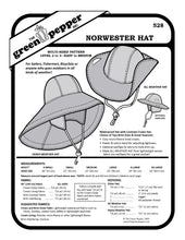 Load image into Gallery viewer, image of cover of 528 Norwester Hat sewing pattern