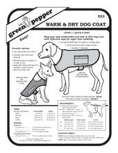 Load image into Gallery viewer, Image of the cover of the 553 Warm and Dry Dog Coat sewing pattern