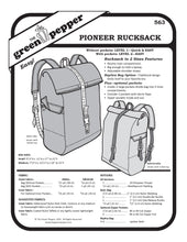 Load image into Gallery viewer, image of cover of 563 Pioneer Rucksack sewing pattern
