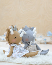 Load image into Gallery viewer, Triceratops Dinosaur Doll Sewing Pattern