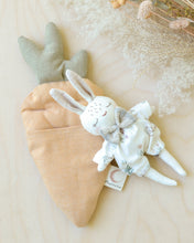 Load image into Gallery viewer, Sewing Pattern for Bunny Stuffed Animal + Carrot Bed