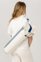 Load image into Gallery viewer, Crossbody yoga mat bag sewing pattern