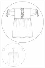 Load image into Gallery viewer, BOW DRESS - HACK PDF - ADD ON TO 'ZW GATHER DRESS' PATTERN