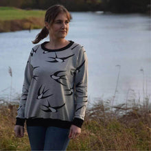 Load image into Gallery viewer, Boxy Raglan Sweater sewing pattern Wardrobe By Me