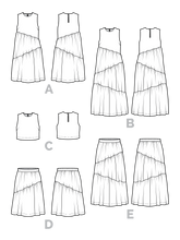 Load image into Gallery viewer, Azure Dress, Skirt + Top Pattern