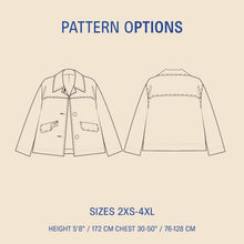 Load image into Gallery viewer, Car Coat Sewing Pattern