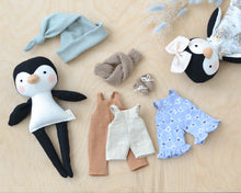 Load image into Gallery viewer, Stuffed Animal Penguin Sewing Pattern