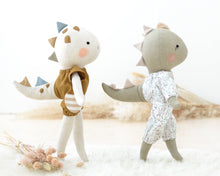 Load image into Gallery viewer, Sewing Pattern - Dinosaur doll