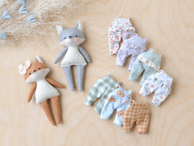 Load image into Gallery viewer, Sewing Pattern - Mini fox and wolf doll
