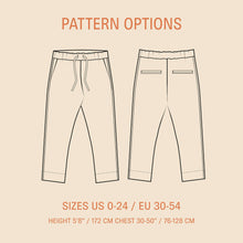 Load image into Gallery viewer, Easy pants Sewing Pattern Wardrobe By Me