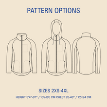 Load image into Gallery viewer, Men's Fleece jacket pattern Wardrobe By Me