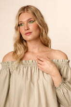 Load image into Gallery viewer, Off-the-shoulder dress sewing pattern