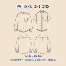 Load image into Gallery viewer, Jensen Shirt sewing pattern Wardrobe By Me