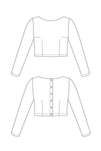 Load image into Gallery viewer, KANERVA button-back tee