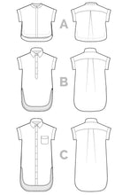 Load image into Gallery viewer, Kalle Shirt + Shirtdress Pattern