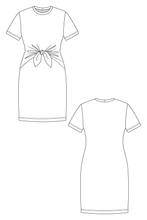 Load image into Gallery viewer, LYYTI tie front mini & maxi dress