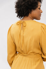 Load image into Gallery viewer, Dress with a neck binding sewing pattern