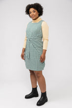 Load image into Gallery viewer, Wrap pinafore dress sewing pattern