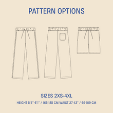 Load image into Gallery viewer, Loose Linen Pants Sewing pattern Wardrobe By Me