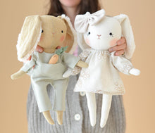 Load image into Gallery viewer, Bunny Doll Stuffed Animal Sewing Pattern + 2 outfits