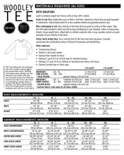 Load image into Gallery viewer, Woodley Tee PDF - Men's Sizing