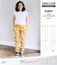 Load image into Gallery viewer, Poppy easy fitting pants for woven fabrics (PDF)