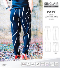 Load image into Gallery viewer, Poppy easy fitting pants for woven fabrics (PDF)