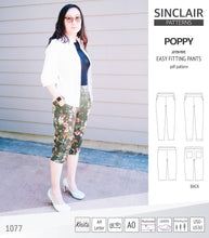 Load image into Gallery viewer, Poppy easy fitting pants for woven fabrics (PDF)