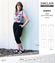 Load image into Gallery viewer, Poppy easy fitting pants for woven fabrics (PDF)
