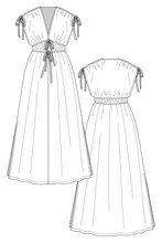 Load image into Gallery viewer, SUVI caftan mini & maxi dress