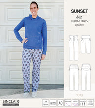 Load image into Gallery viewer, Sunset knit lounge pants (PDF) (2025 Updated)