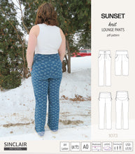 Load image into Gallery viewer, Sunset knit lounge pants (PDF) (2025 Updated)