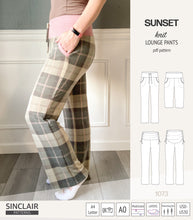 Load image into Gallery viewer, Sunset knit lounge pants (PDF) (2025 Updated)