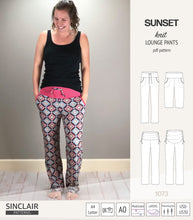 Load image into Gallery viewer, Sunset knit lounge pants (PDF) (2025 Updated)
