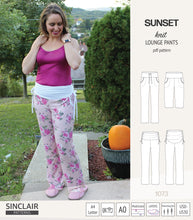 Load image into Gallery viewer, Sunset knit lounge pants (PDF) (2025 Updated)