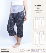 Load image into Gallery viewer, Sunset knit lounge pants (PDF) (2025 Updated)