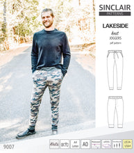 Load image into Gallery viewer, Lakeside knit joggers for men (PDF)