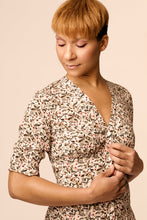 Load image into Gallery viewer, V-neck dress sewing pattern