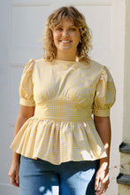 Load image into Gallery viewer, Bluse mit Schößchen Schnittmuster BELLA